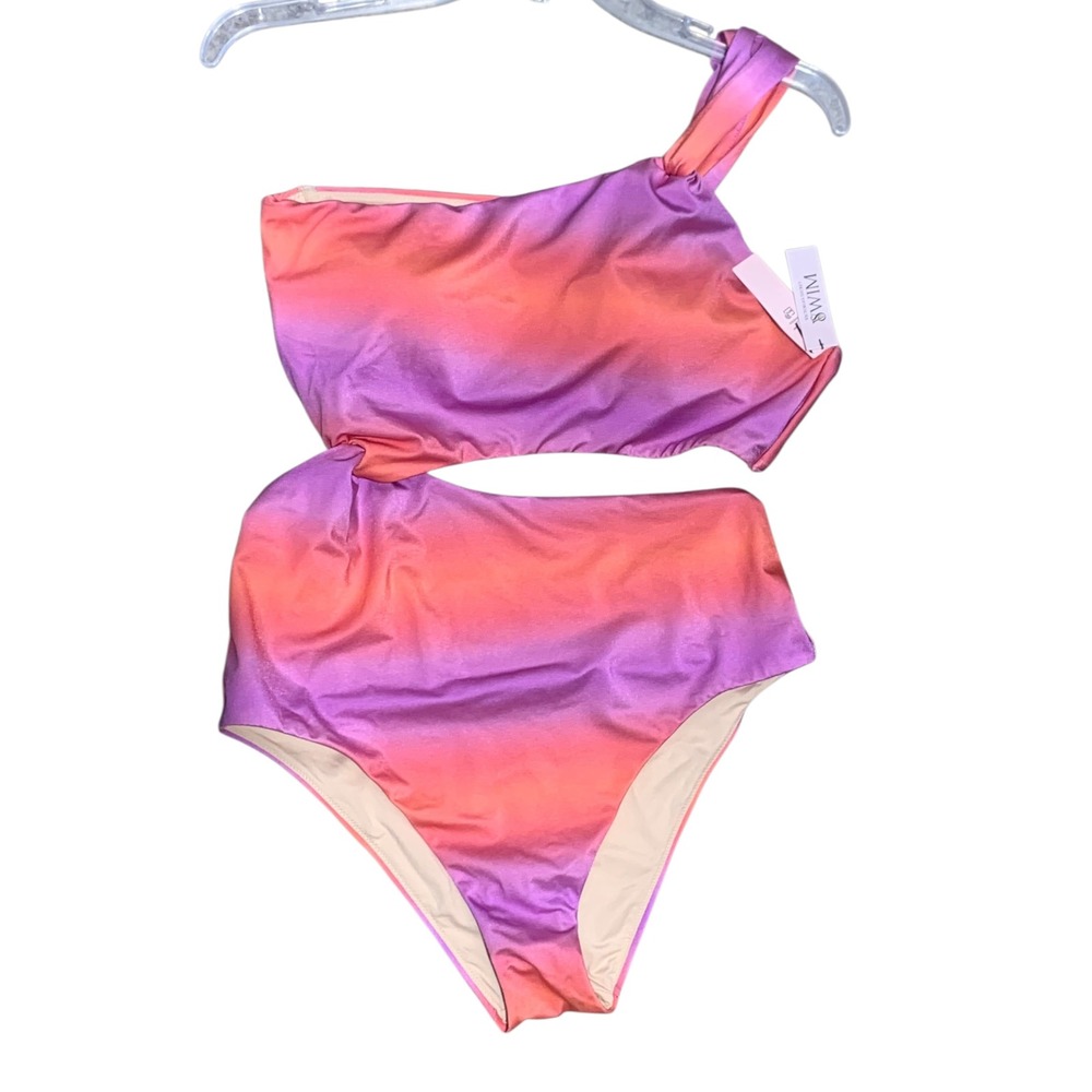 VICTORIA'S SECRET SWIM Twist Monokini‎ One-Piece Swimsuit sz LARGE